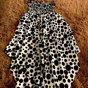 Polka dot handkerchief dress